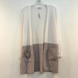 NEW Madewell Colorblock Knit Wool Nylon Blend Open Cardigan Sweater Women's XS