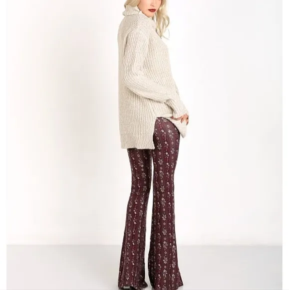 NEW Show Me Your Mumu Mellow Roll Neck Sweater Sz S Long Sleeve Wool Blend Knit