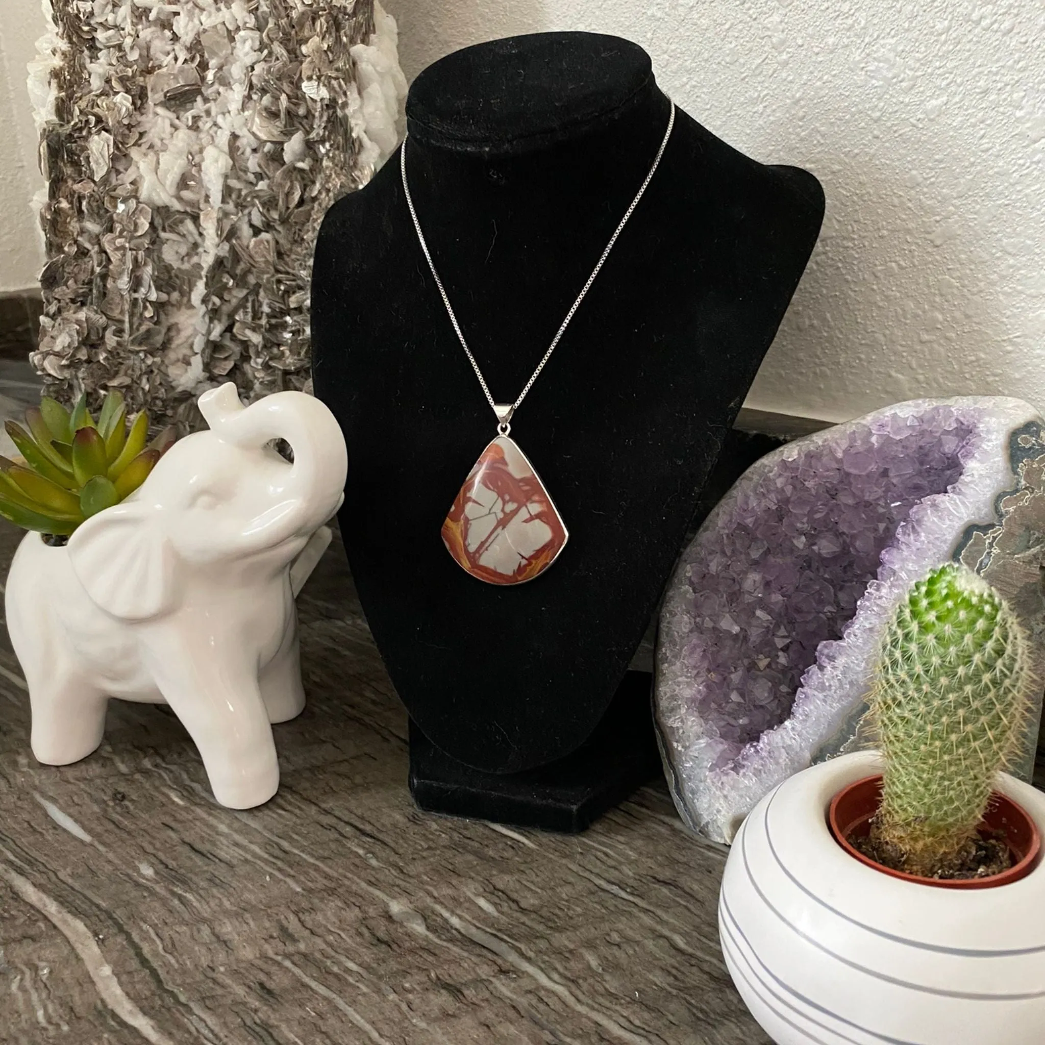 Noreena Jasper 925 Sterling Silver Pendant from Pilbara Jasper