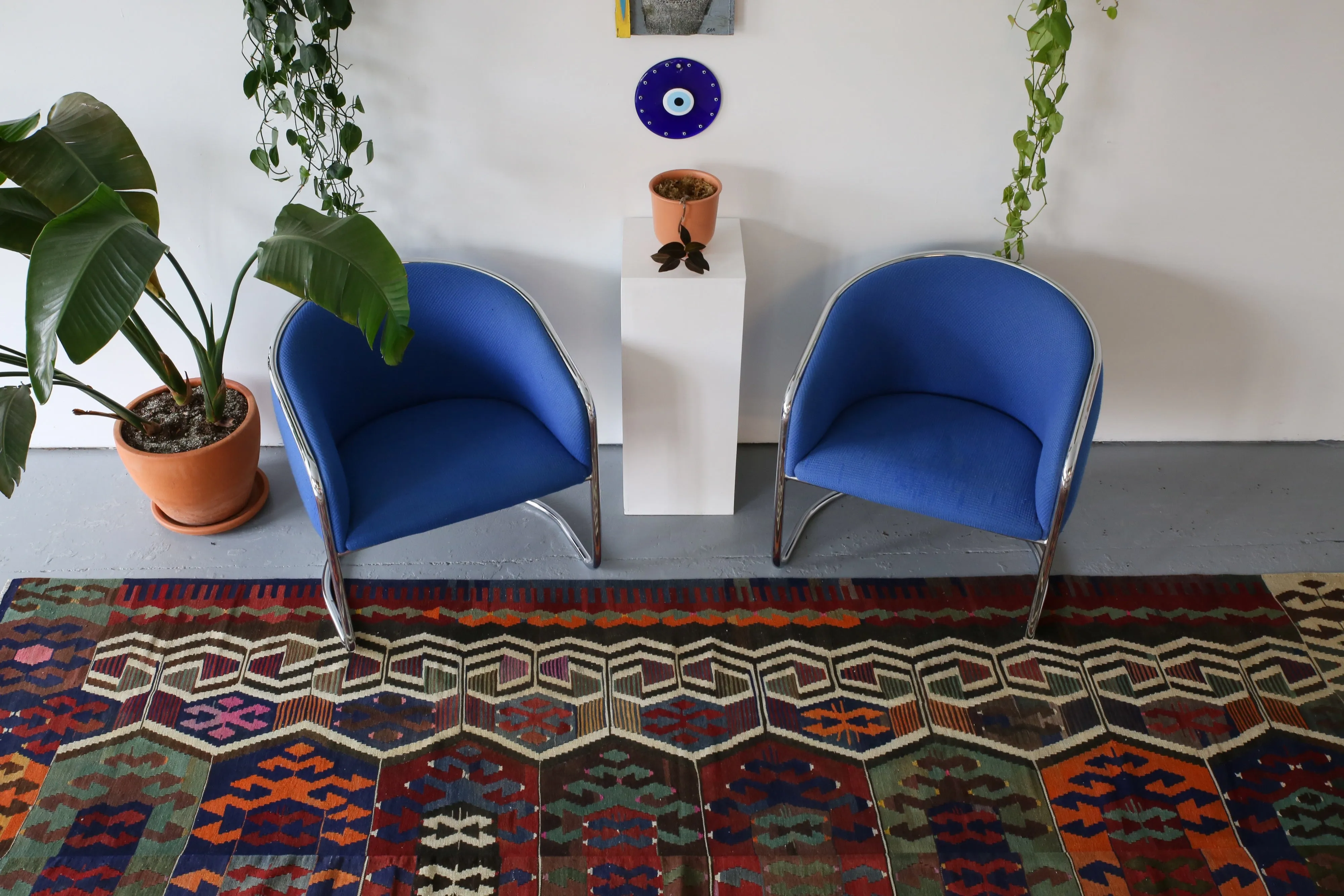 Old Antalya Yörük Kilim 5.6ftx11.9ft