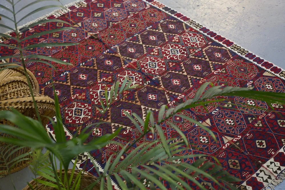 Old Van Kilim 5.3ftx8ft