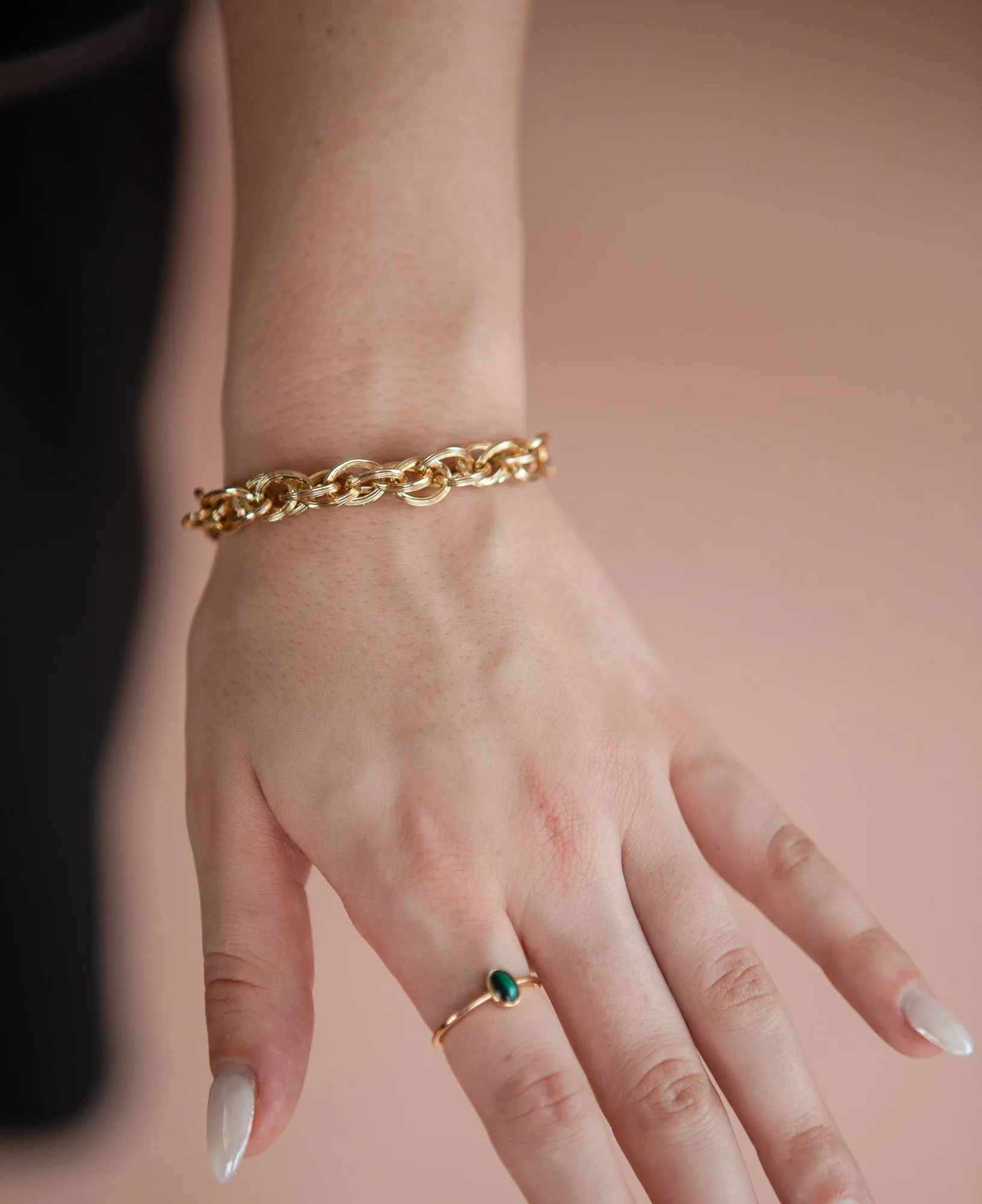 Ollie Chunky Chain Gold Bracelet