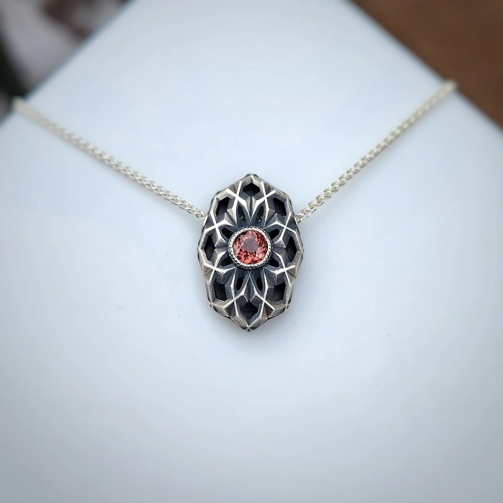 Oval Geo Pendant