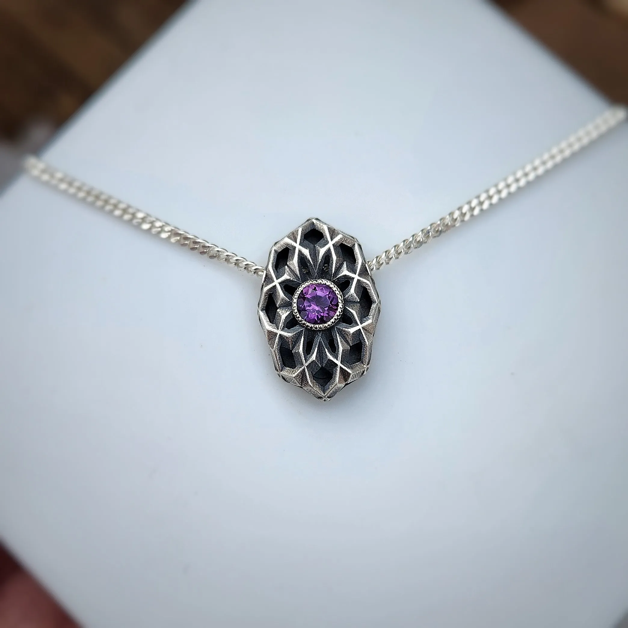 Oval Geo Pendant
