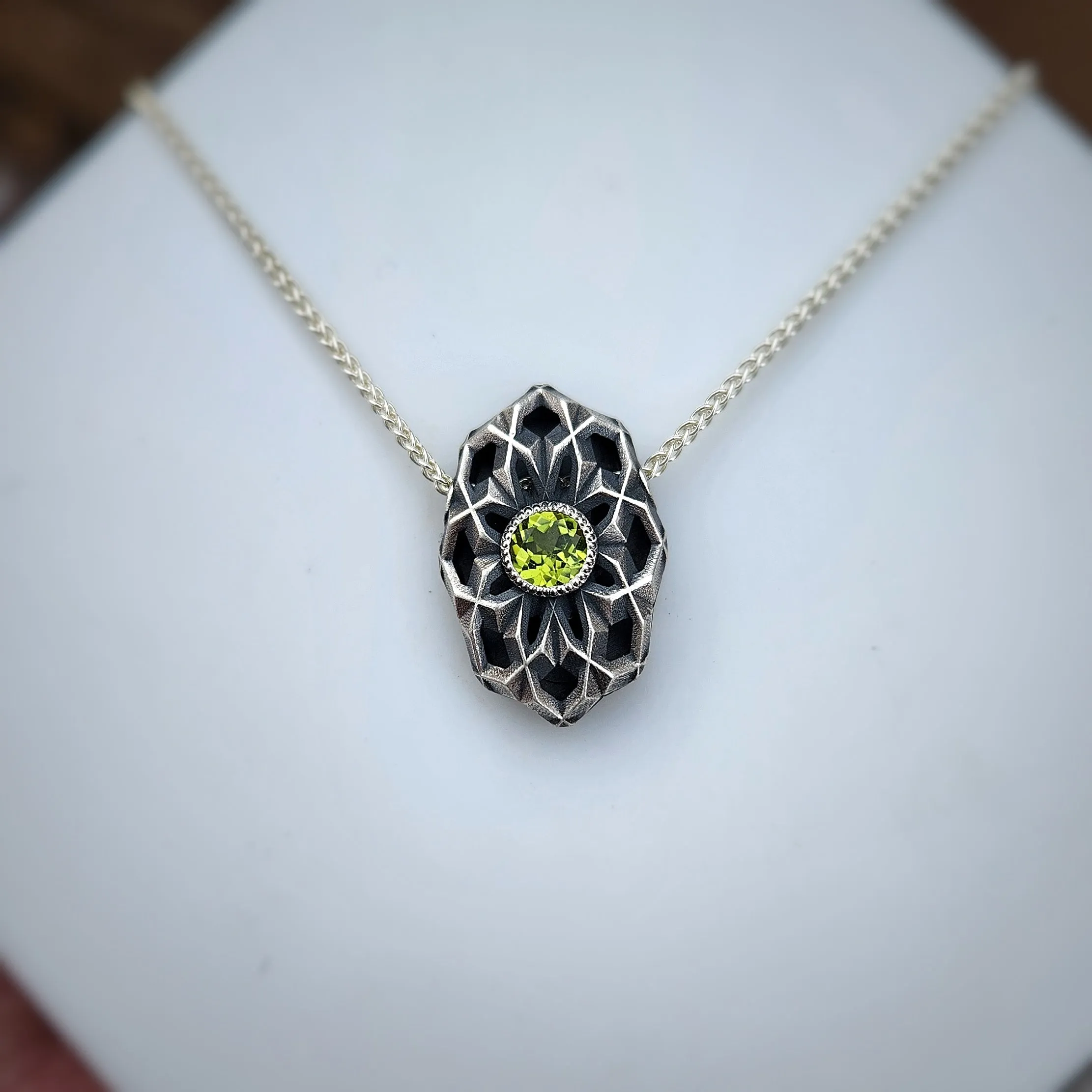 Oval Geo Pendant