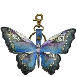 Painted Leather Bag Charm K0007 - Keycharms