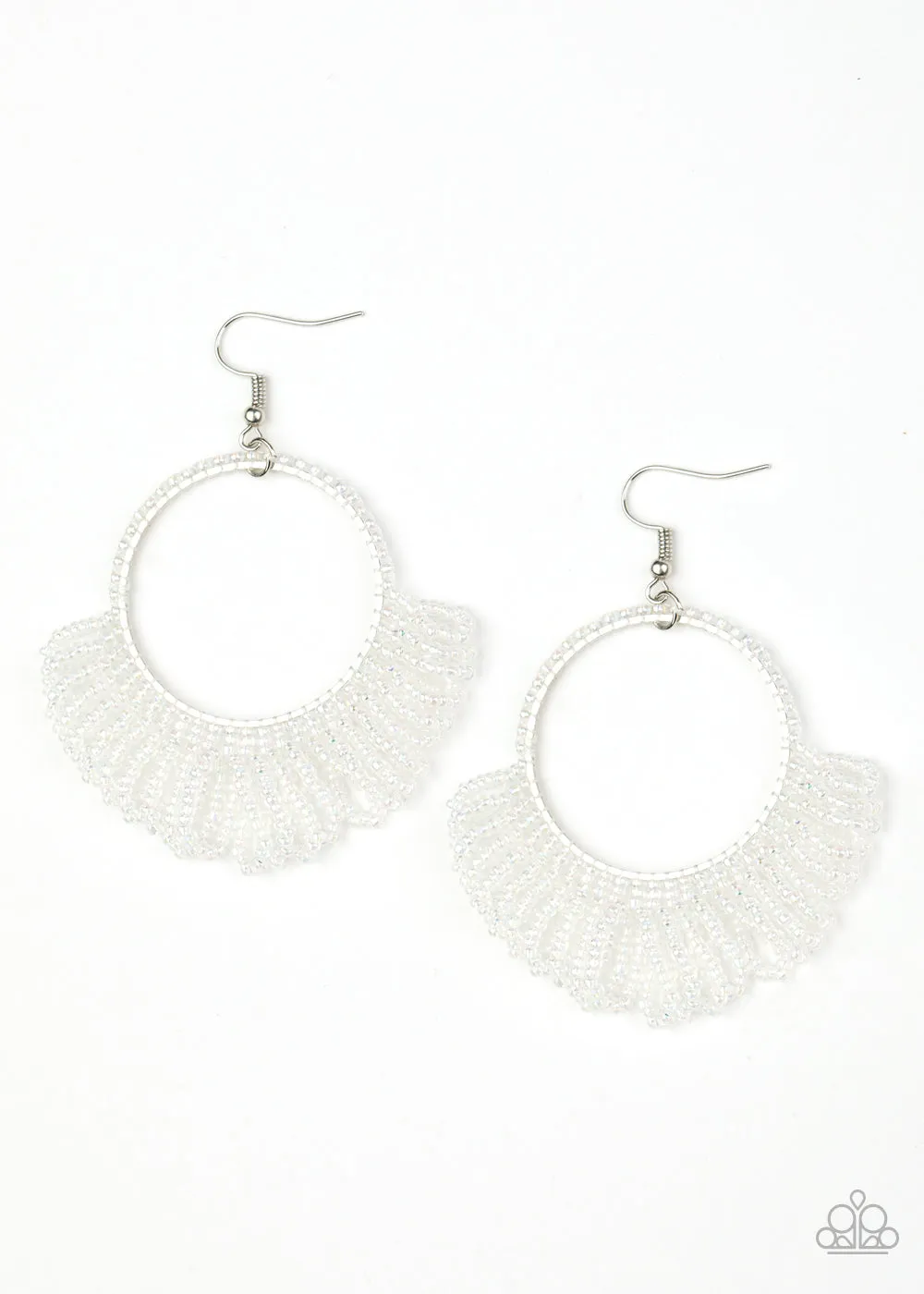 Paparazzi Cant BEAD-lieve My Eyes! - Multi Seed Bead Earrings