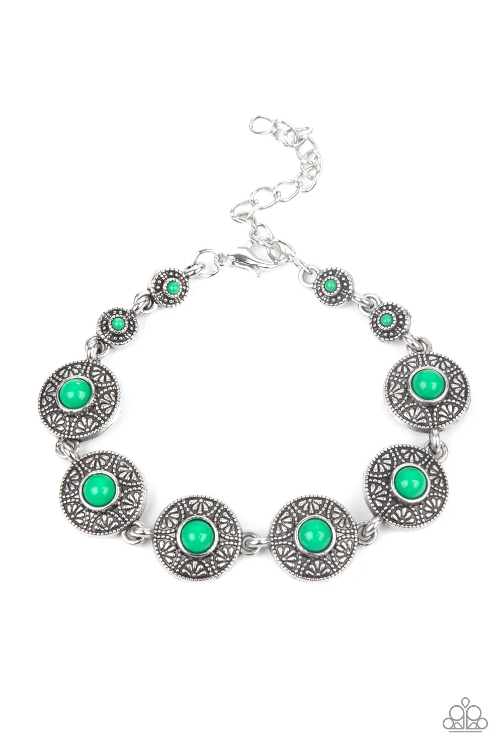 Paparazzi - Springtime Special - Green Bracelet