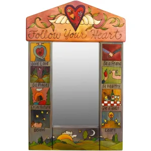 Peaked Standard Mirror by Sticks MIR001, MIR002-D7988