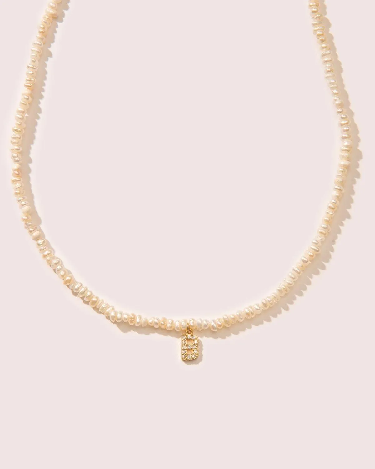 PEARL INITIAL NECKLACE