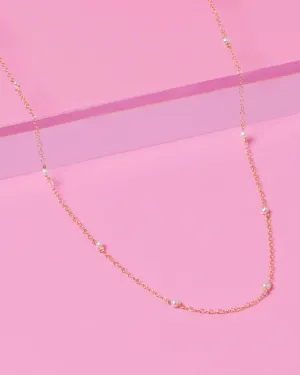 PEARL KATHY 14K GOLD-FILLED NECKLACE