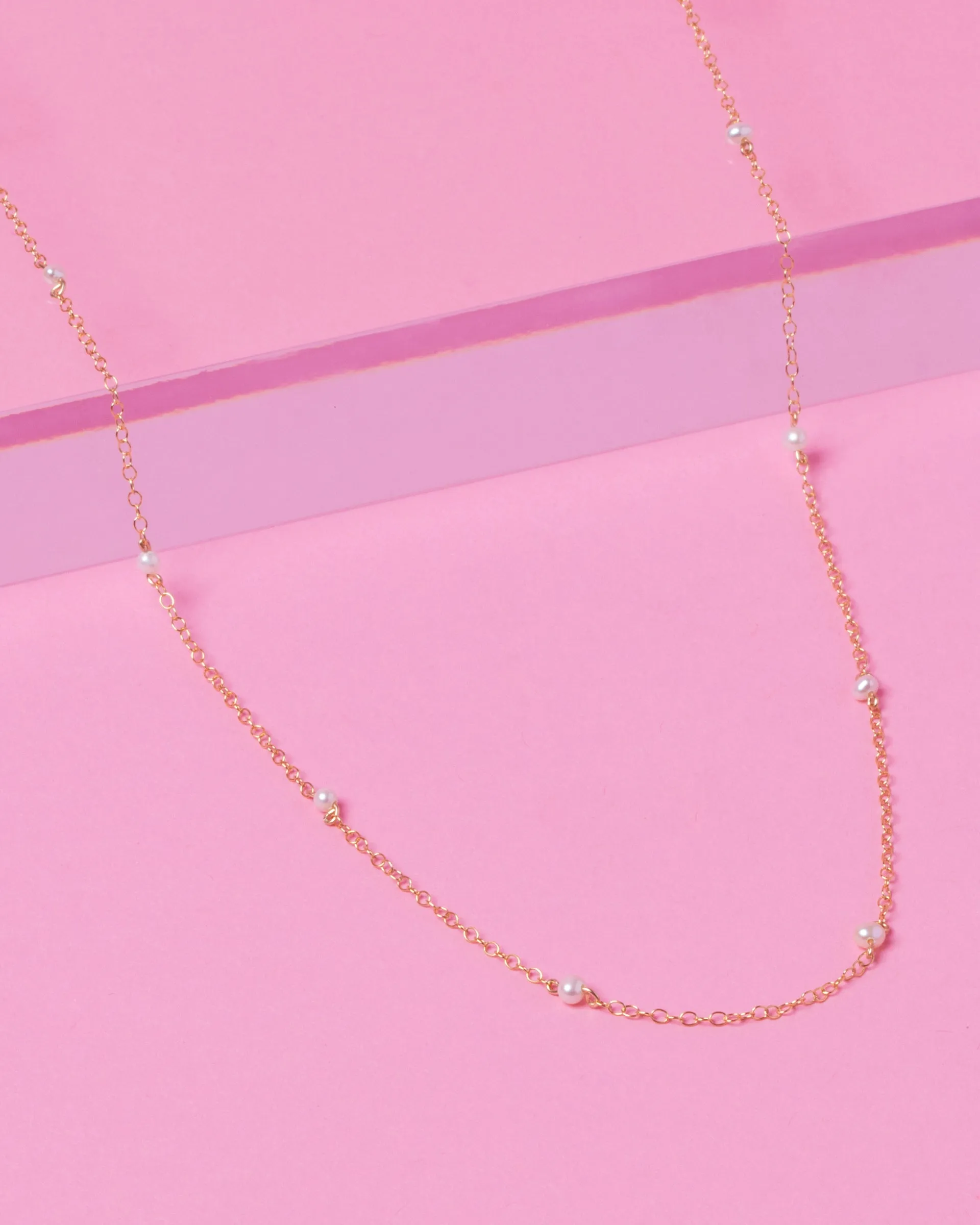 PEARL KATHY 14K GOLD-FILLED NECKLACE
