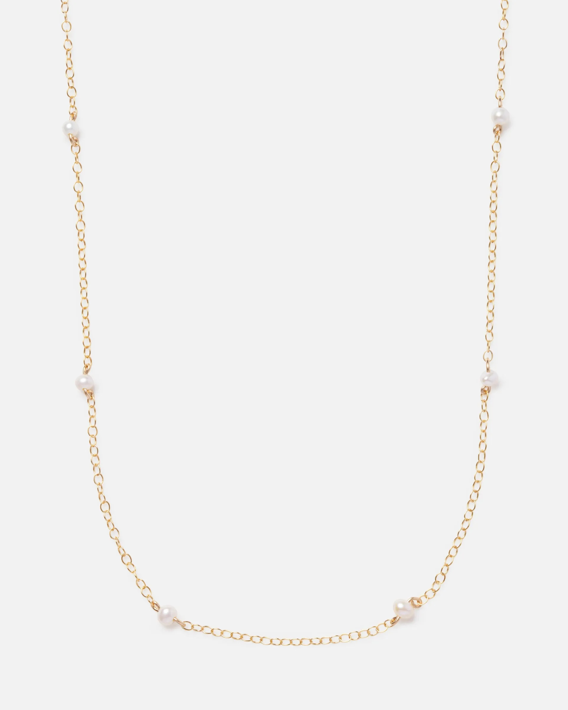 PEARL KATHY 14K GOLD-FILLED NECKLACE