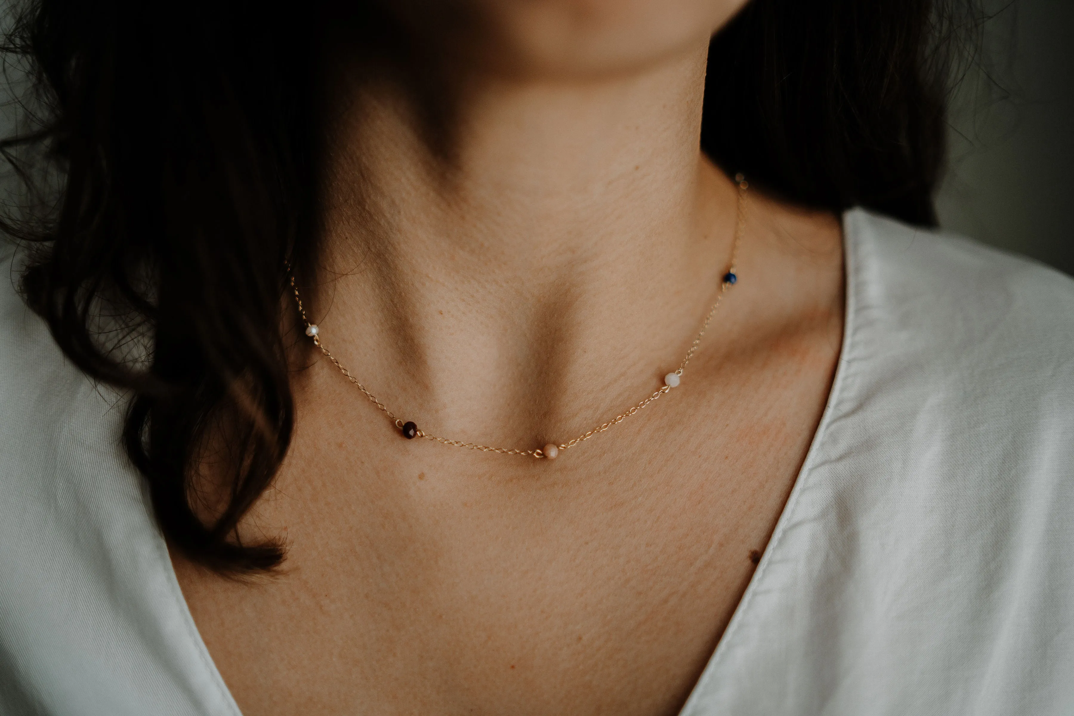 PEARL KATHY 14K GOLD-FILLED NECKLACE