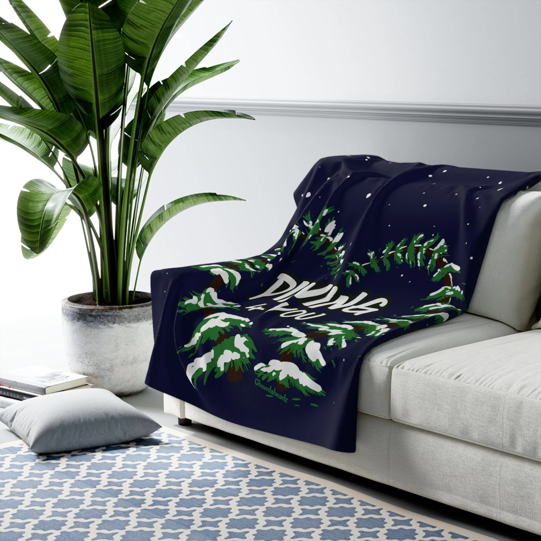 Pining For You Sherpa Fleece Blanket