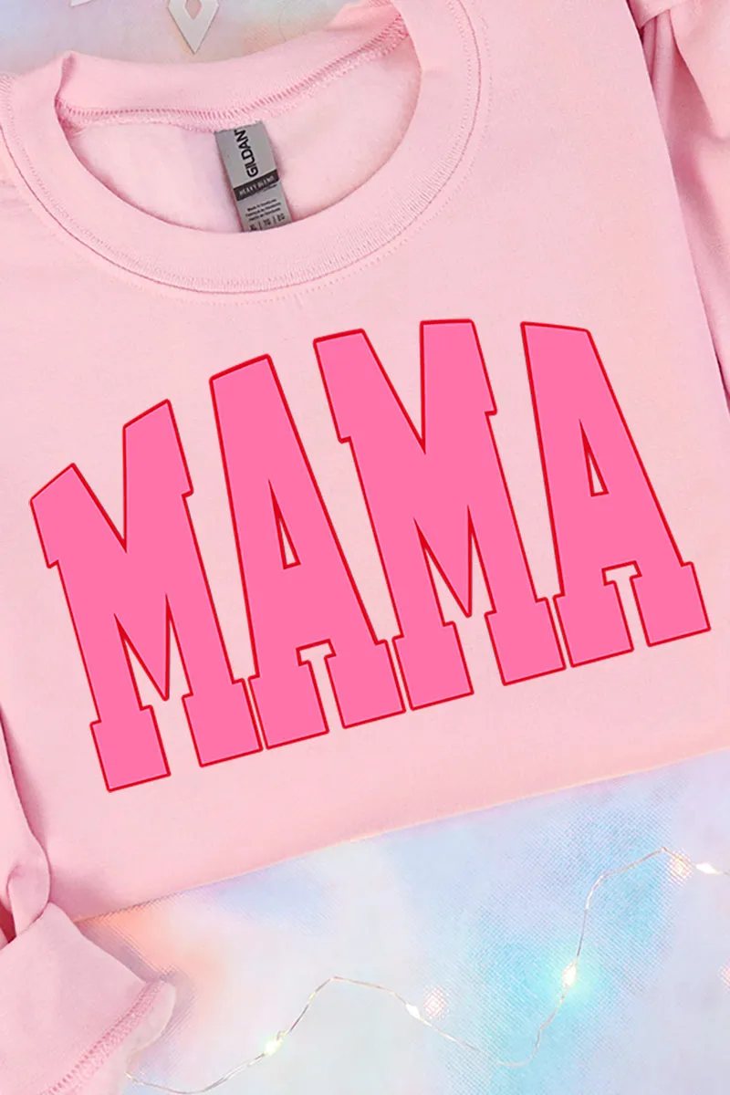 Pink Arched Mama Unisex NuBlend Crew Sweatshirt