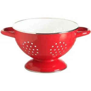 Porcelain Enamel Colander by RetroKitchen