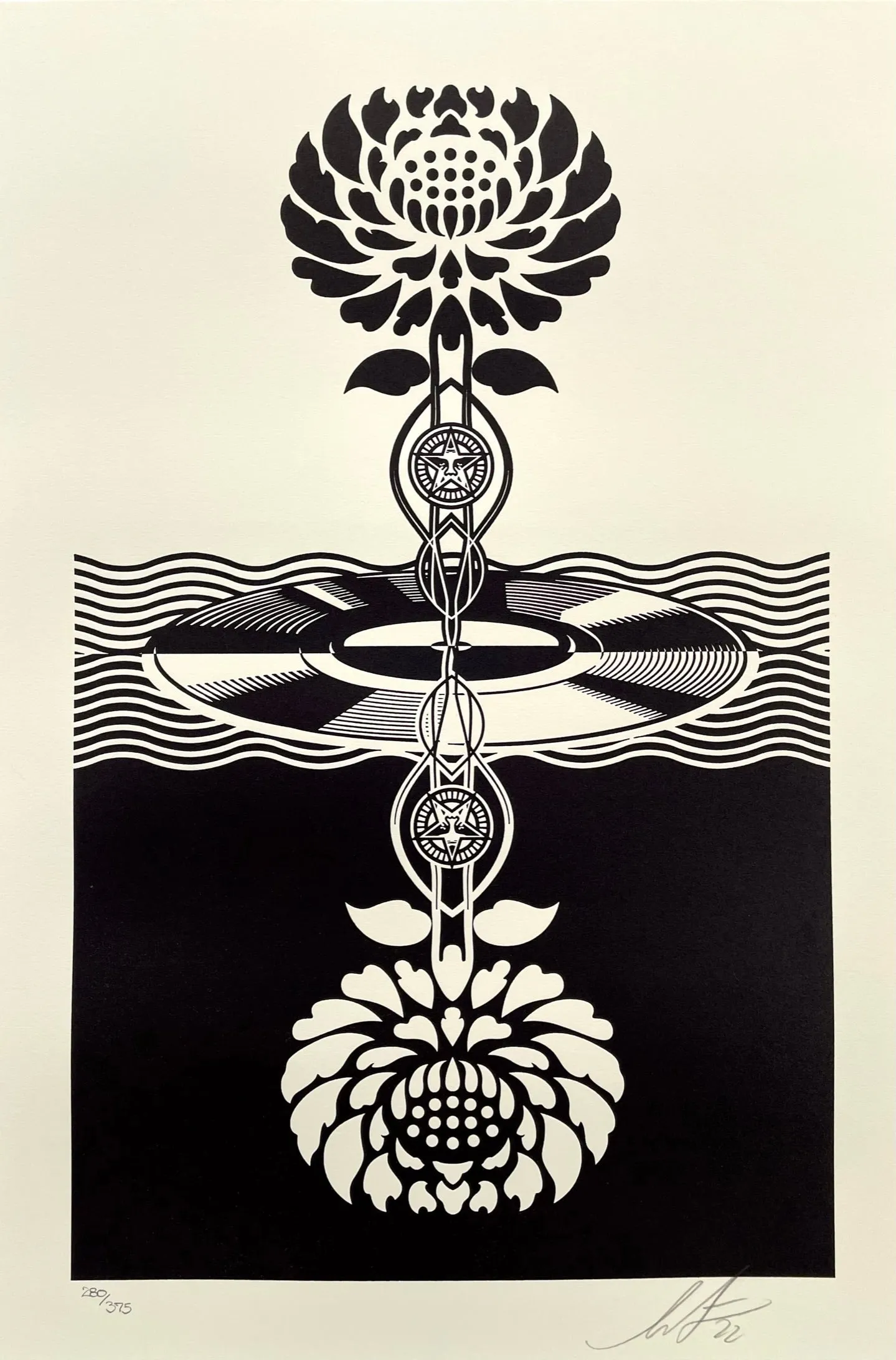 Post-Punk Flower (Black)