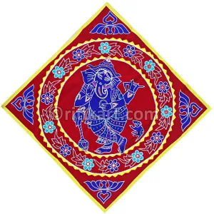 Premium hand Made Pipili Wall Hanging of Lord Ganesh