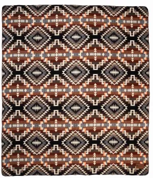 QISU Volcanix Red Wool Blanket – Luxurious Handmade Wool Throw, Durable, Warm, and Perfect for Gifting