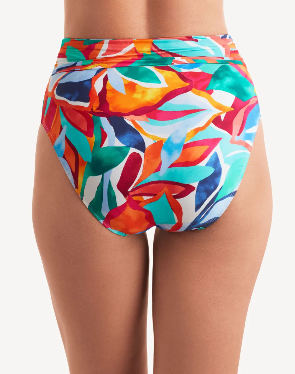 Radiant Floral Morgan High Waist Bikini Bottom