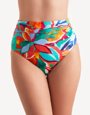 Radiant Floral Morgan High Waist Bikini Bottom
