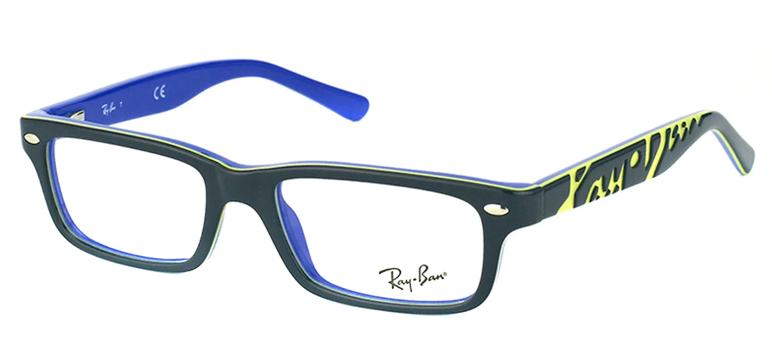 Ray-Ban Junior RY 1535 3600 Rectangle Plastic Grey Eyeglasses with Demo Lens