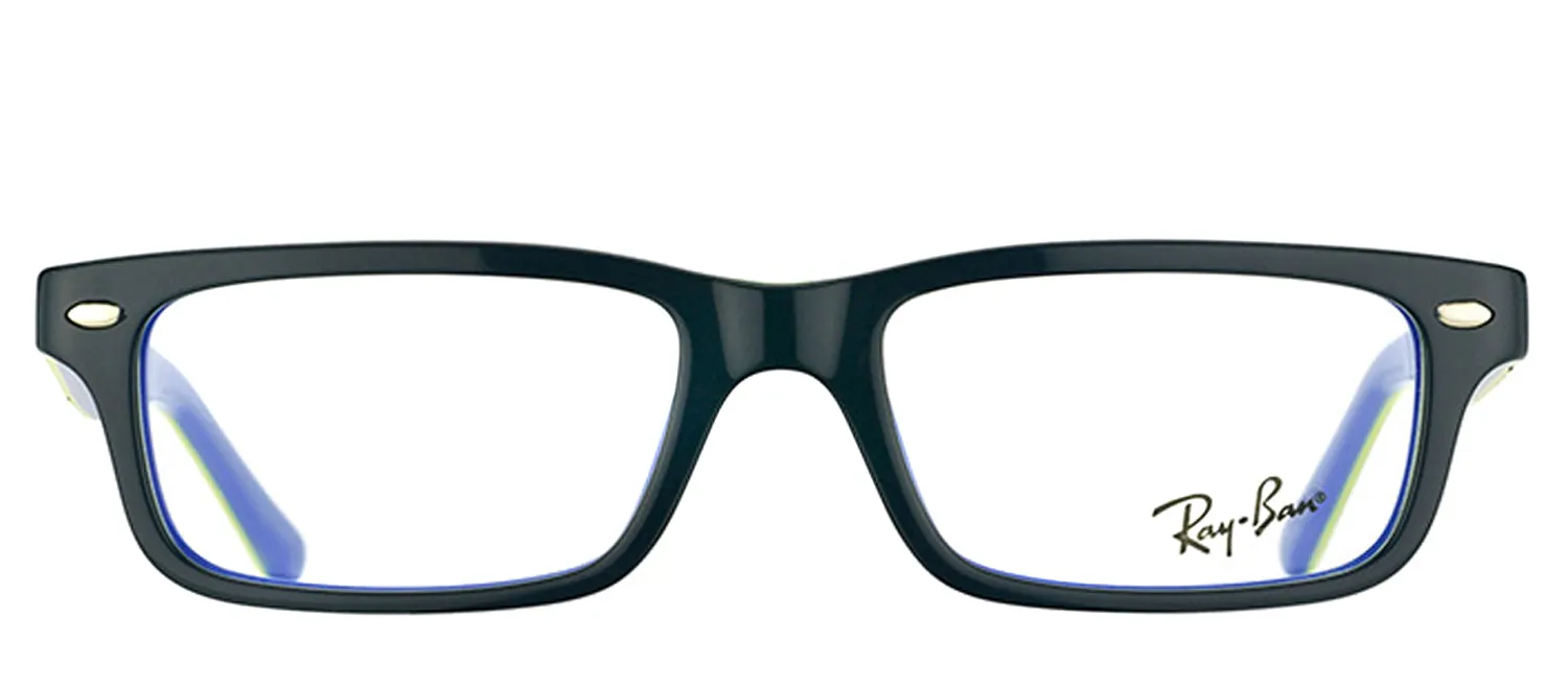 Ray-Ban Junior RY 1535 3600 Rectangle Plastic Grey Eyeglasses with Demo Lens