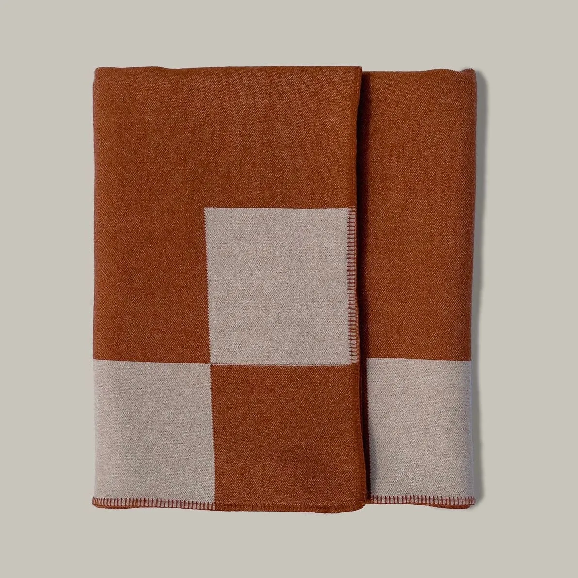 Red Fox Wool Throw