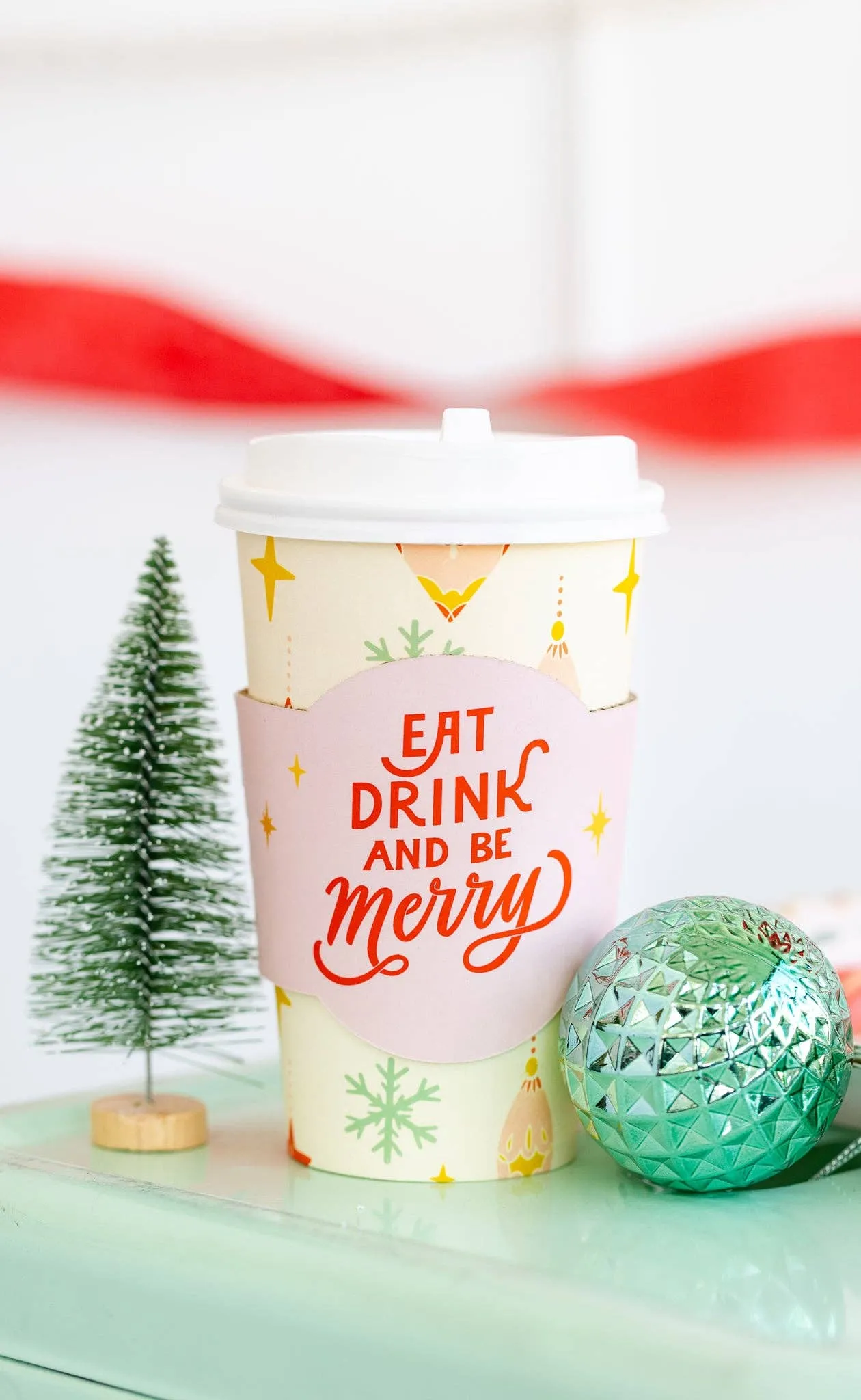 RET1012 -  Retro Christmas To Go Cups