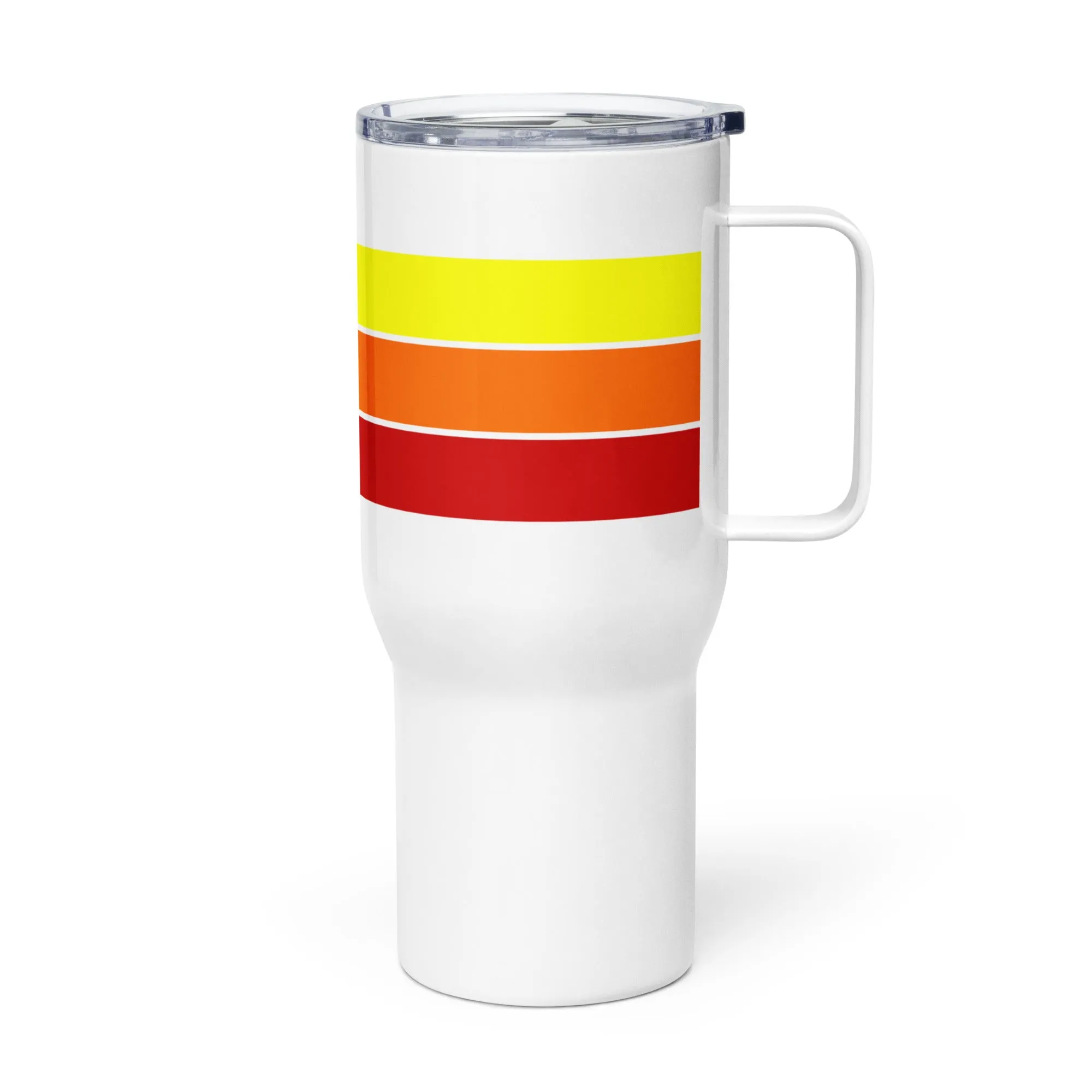 Retro 1971 Travel mug with a handle