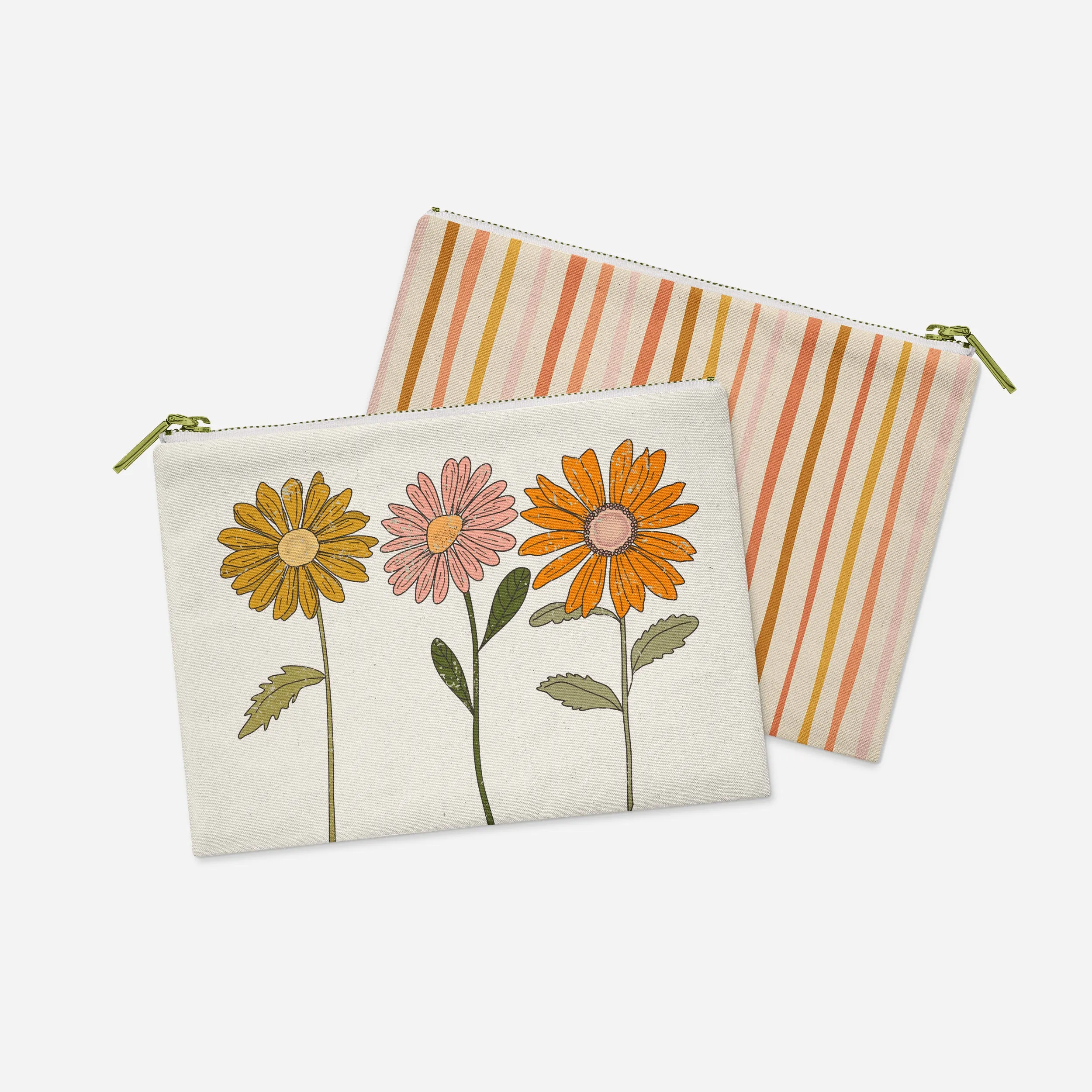 Retro Daisy Accessory Pouch | Good Vibrations Collection