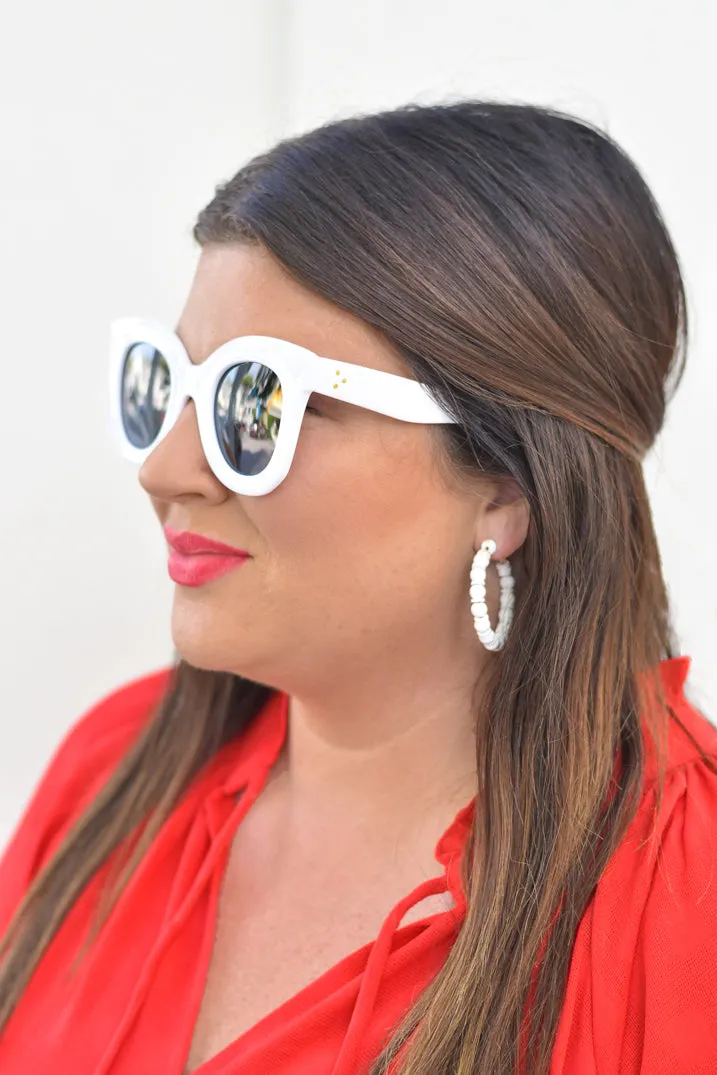 Retro White Sunnies