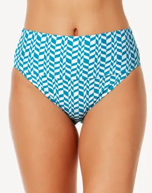 Ripple Geo High Waist Bikini Bottom