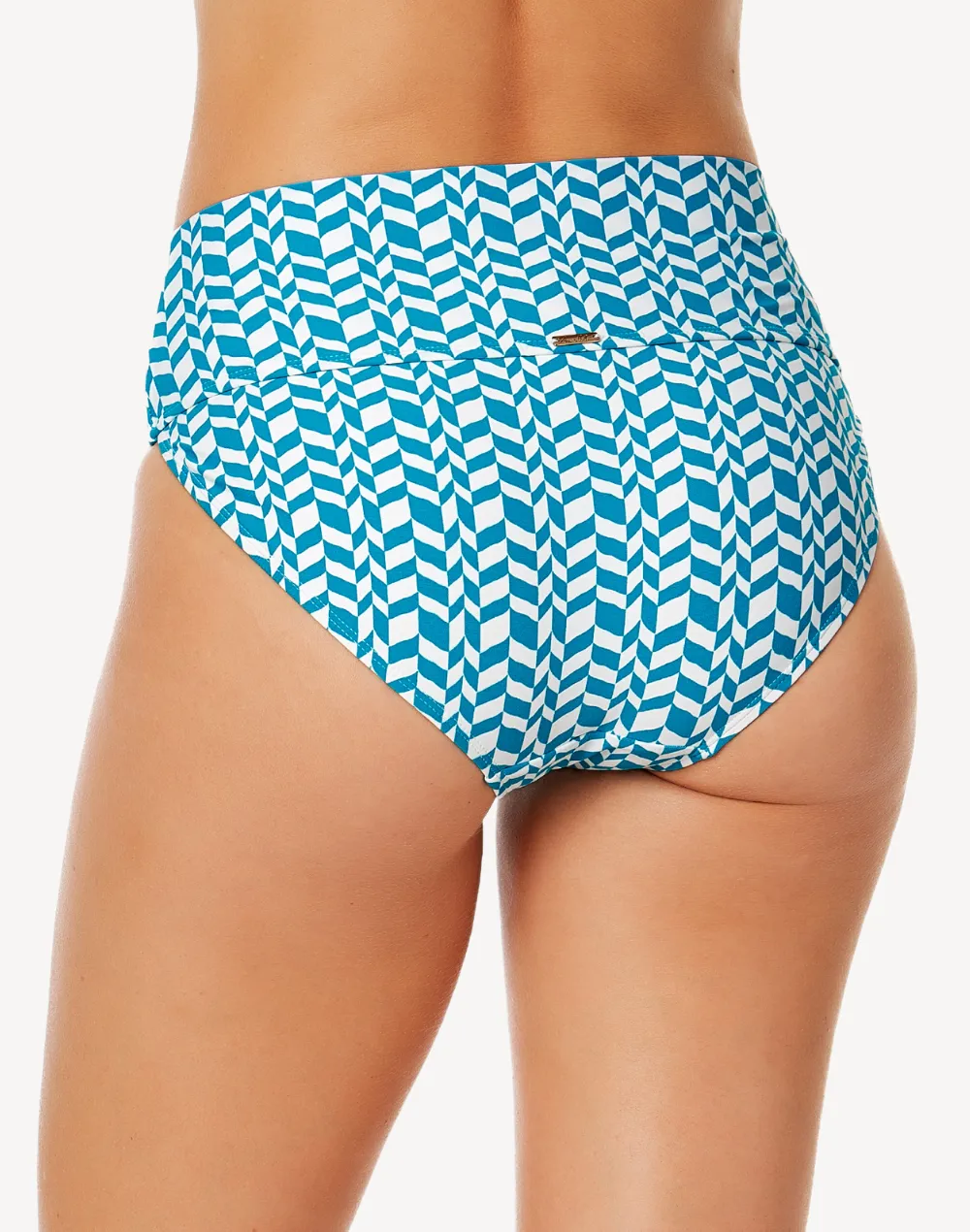 Ripple Geo High Waist Bikini Bottom