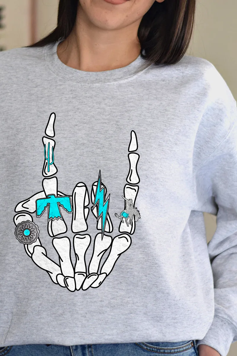 Rockin' Turquoise Unisex NuBlend Crew Sweatshirt