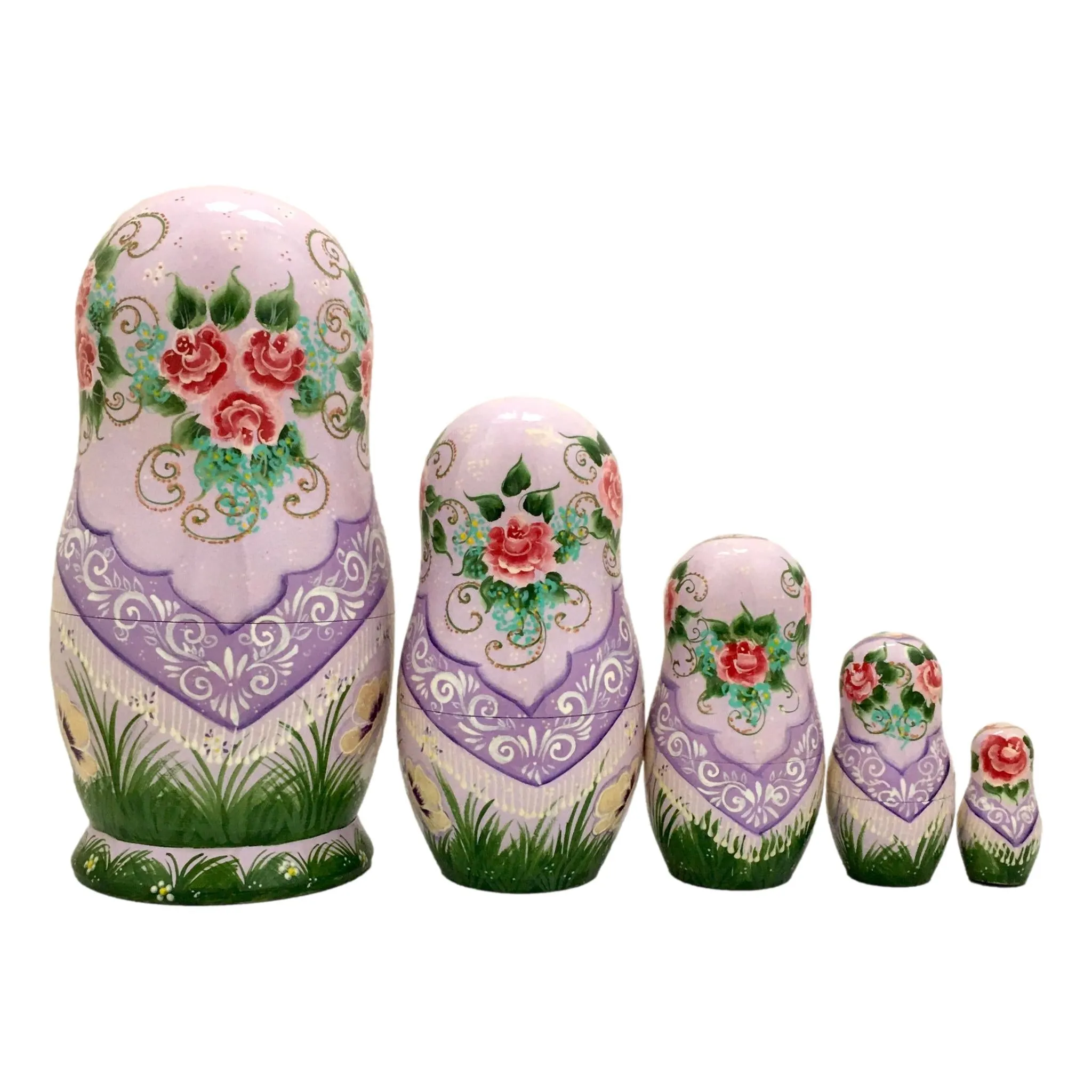 Russian Nesting Dolls Lavender Beauty