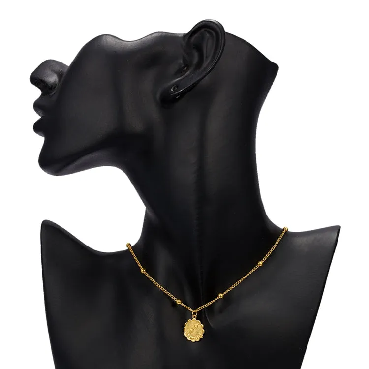 Sagittarius zocoin necklace