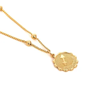 Sagittarius zocoin necklace