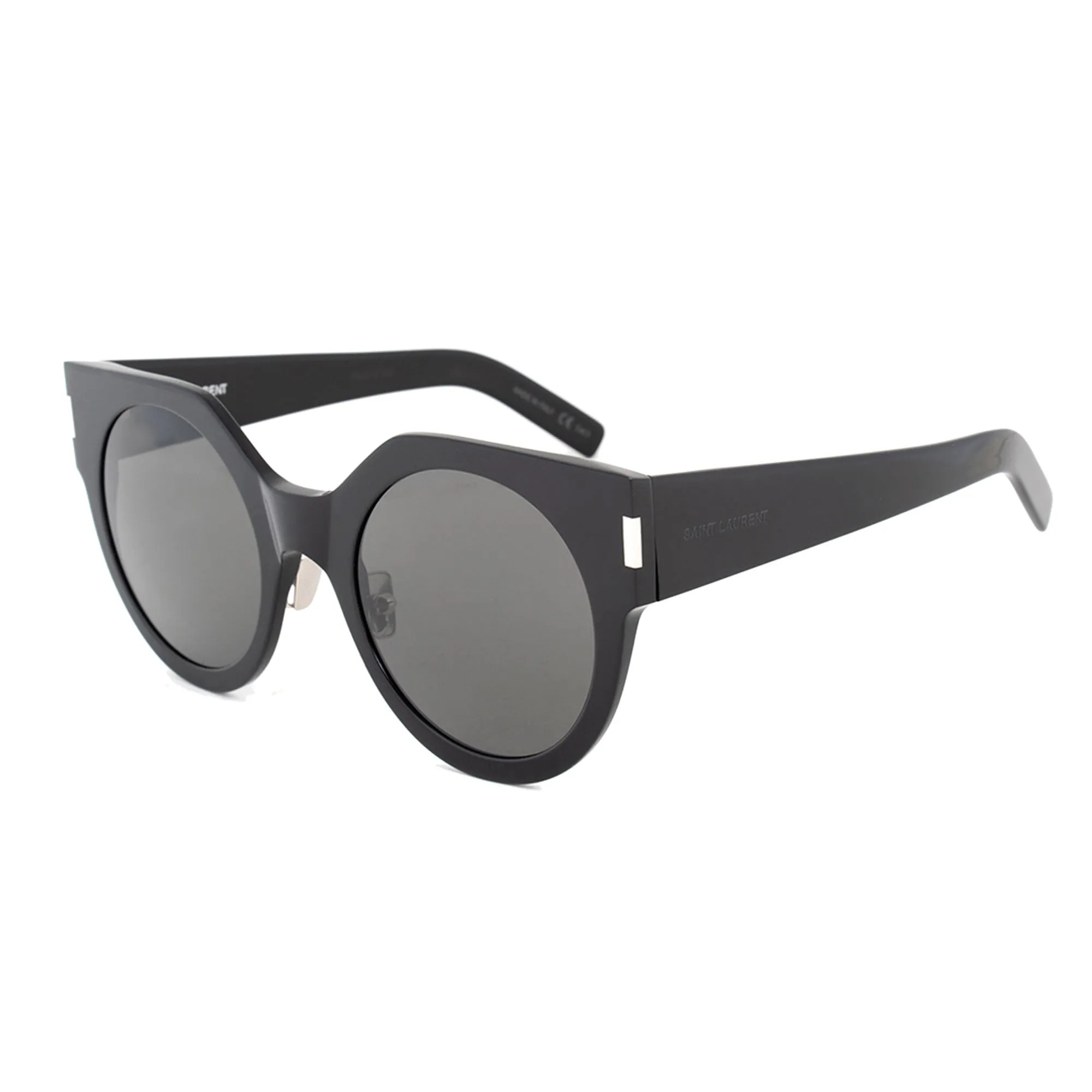 Saint Laurent Saint Laurent SL 185 SLIM 001 52 Round Sunglasses