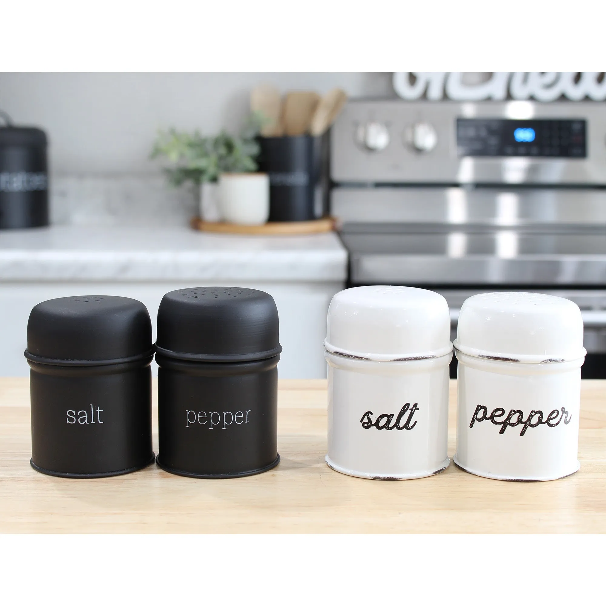Salt and Pepper Shaker Set (Black, Case of 30)