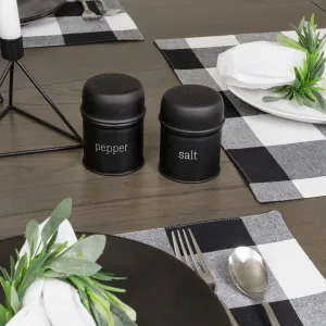 Salt and Pepper Shaker Set (Black, Case of 30)