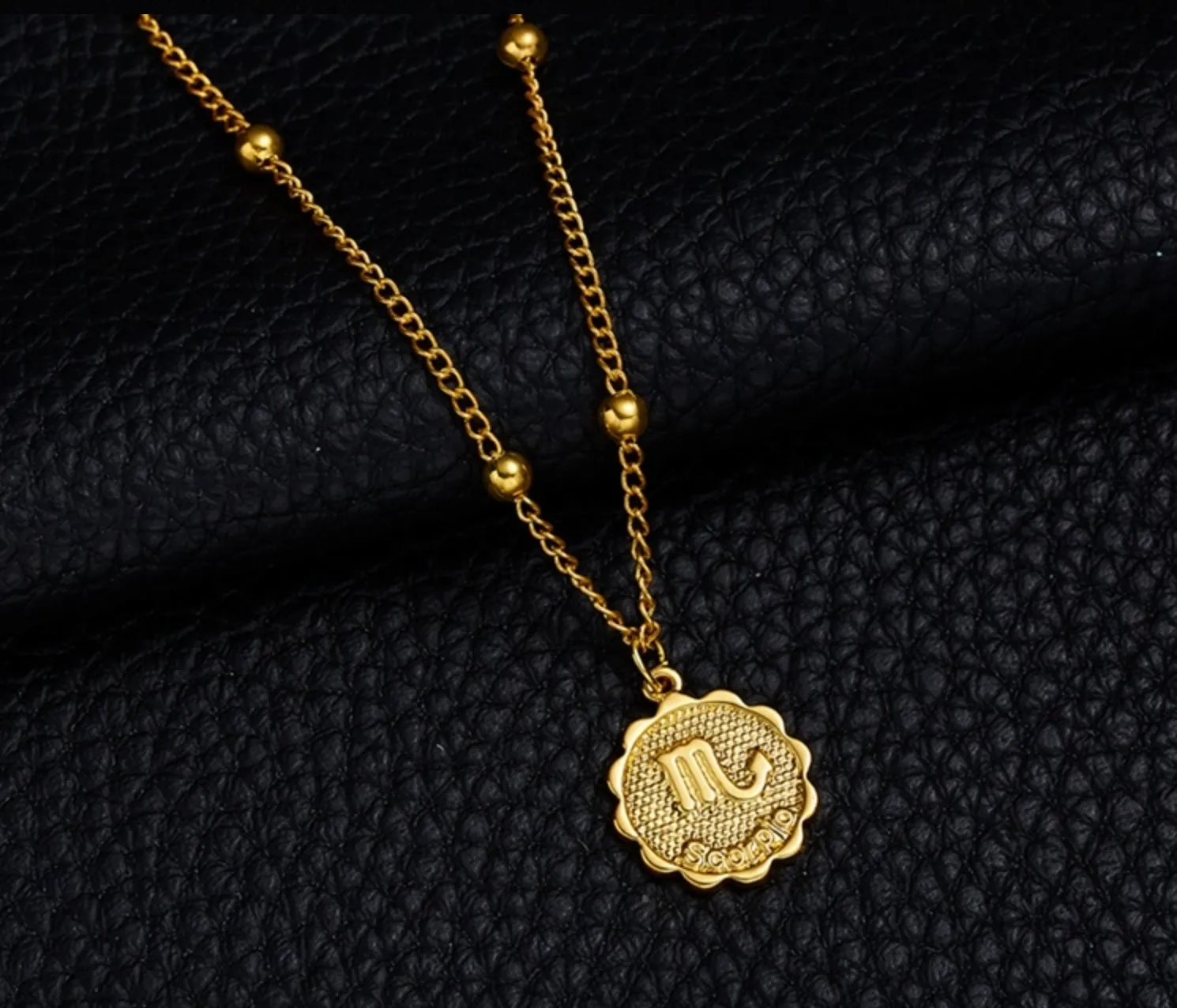 Scorpio zocoin necklace