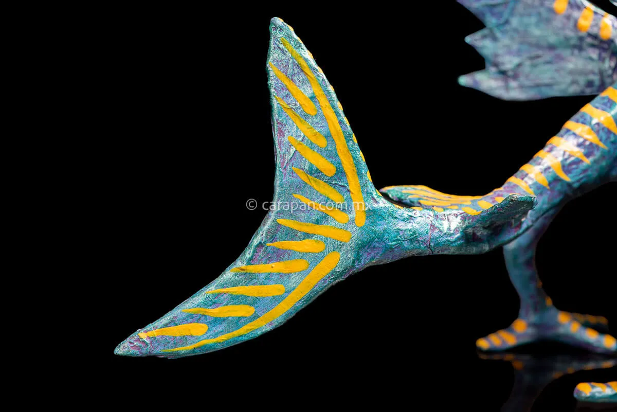 Shark style Paper Mache Alebrije