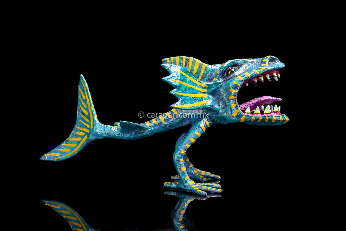 Shark style Paper Mache Alebrije