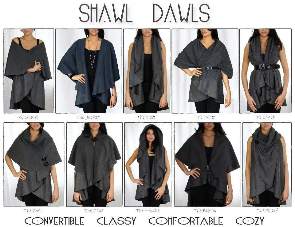 Shawl Dawls Fleece Convertible Shawl