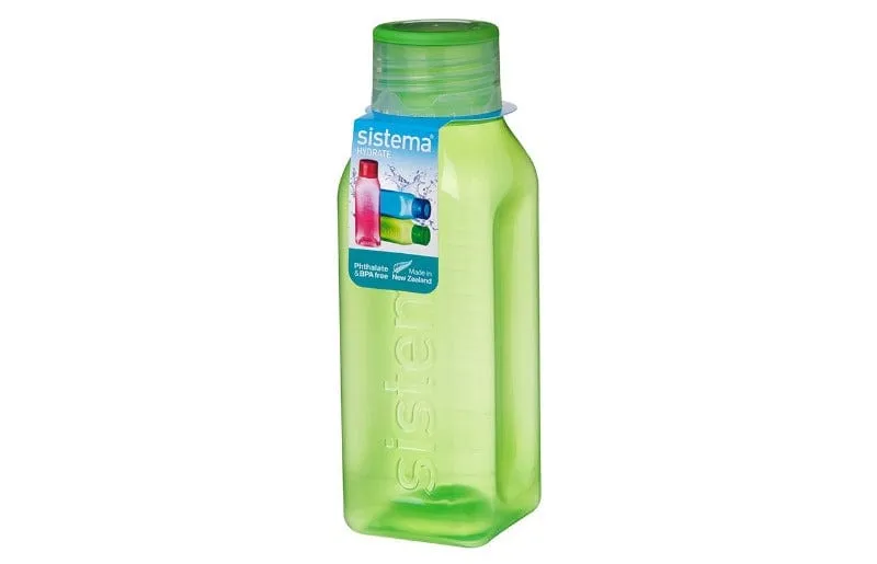 Sistema Small Square Water Bottle 475ML 870