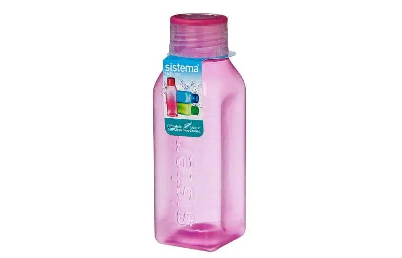 Sistema Small Square Water Bottle 475ML 870