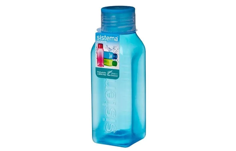 Sistema Small Square Water Bottle 475ML 870