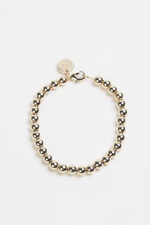 SMALL GOLD BALL BRACELET